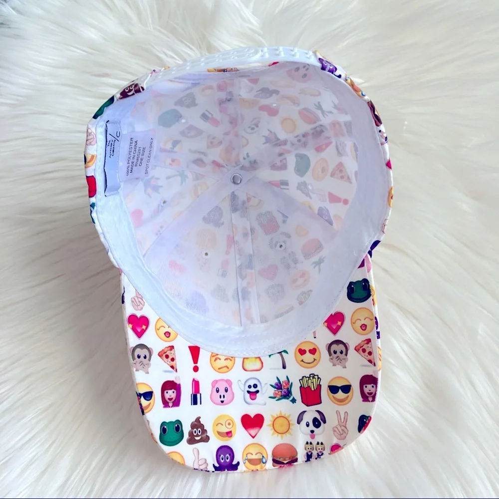 Adjustable Emoji Baseball Hat